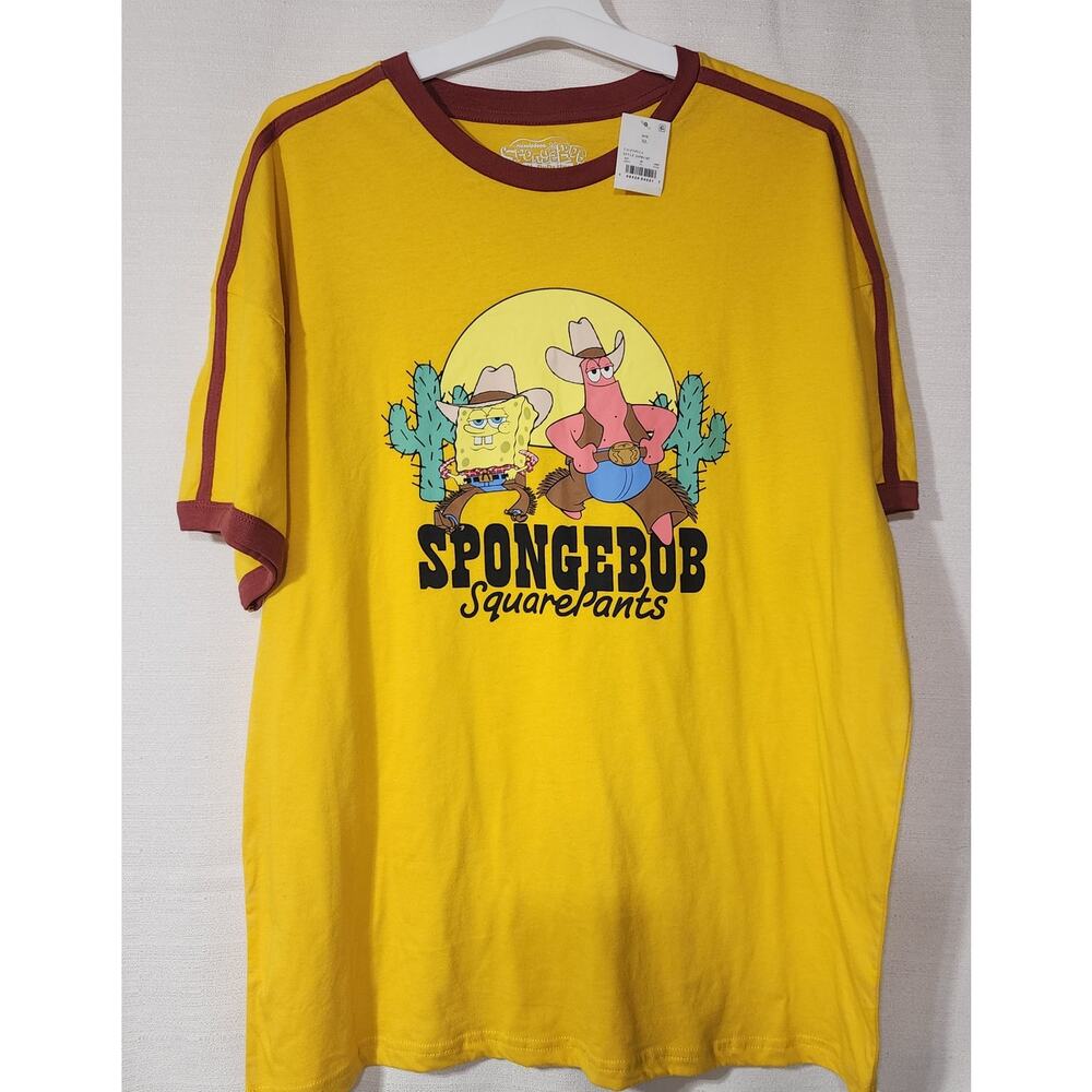 SpongeBob and Patrick cowboy outfit shirt men's XL
